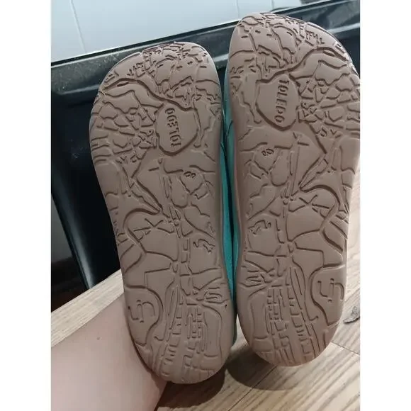 RARE Cinderella Women's Casual Slip-On Shoes - Teal and Orange - Picture 10 of 12